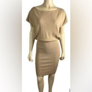 Banana Republic Dolman Camel Brown Sweater Dress